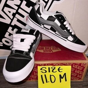 Vans Knu Skool Mega Check Black